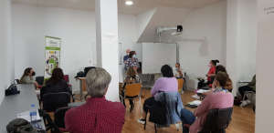 Apertura del curso Gestión de llamadas de teleasistencia Ed. 1 en Lopera. Turno de tarde