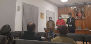 Entrega de diplomas del curso Elaboración de productos a raíz del aceite de oliva Ed. 6 en Mengíbar