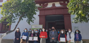 Entrega de Diplomas de los cursos de Gestión de llamadas de teleasistencia Ed. 1 y 2 en Lopera