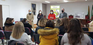 Entrega de Diplomas de los cursos de Gestión de llamadas de teleasistencia Ed. 1 y 2 en Lopera