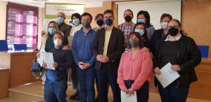 Entrega de diplomas del curso Elaboración de productos a raíz del aceite de oliva Ed. 5 en Huelma